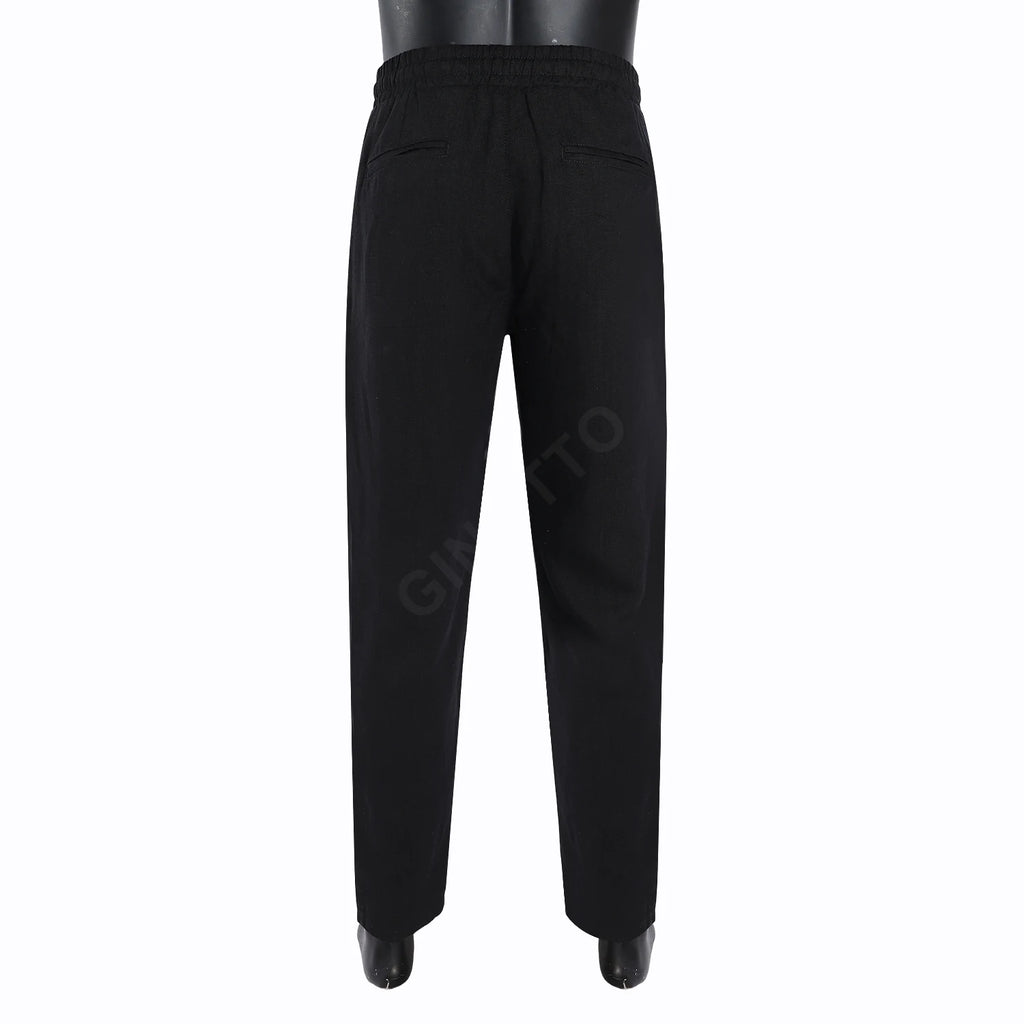 Heren Linnen Broek – Ademend Zomer Model met Drawstring