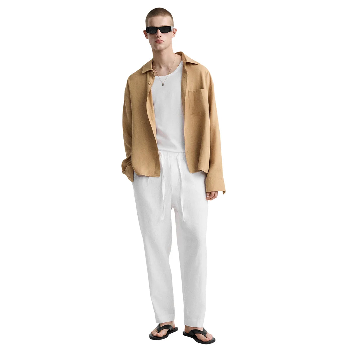 Linnen Jogger Broek Heren – Casual Zomer, Ademend