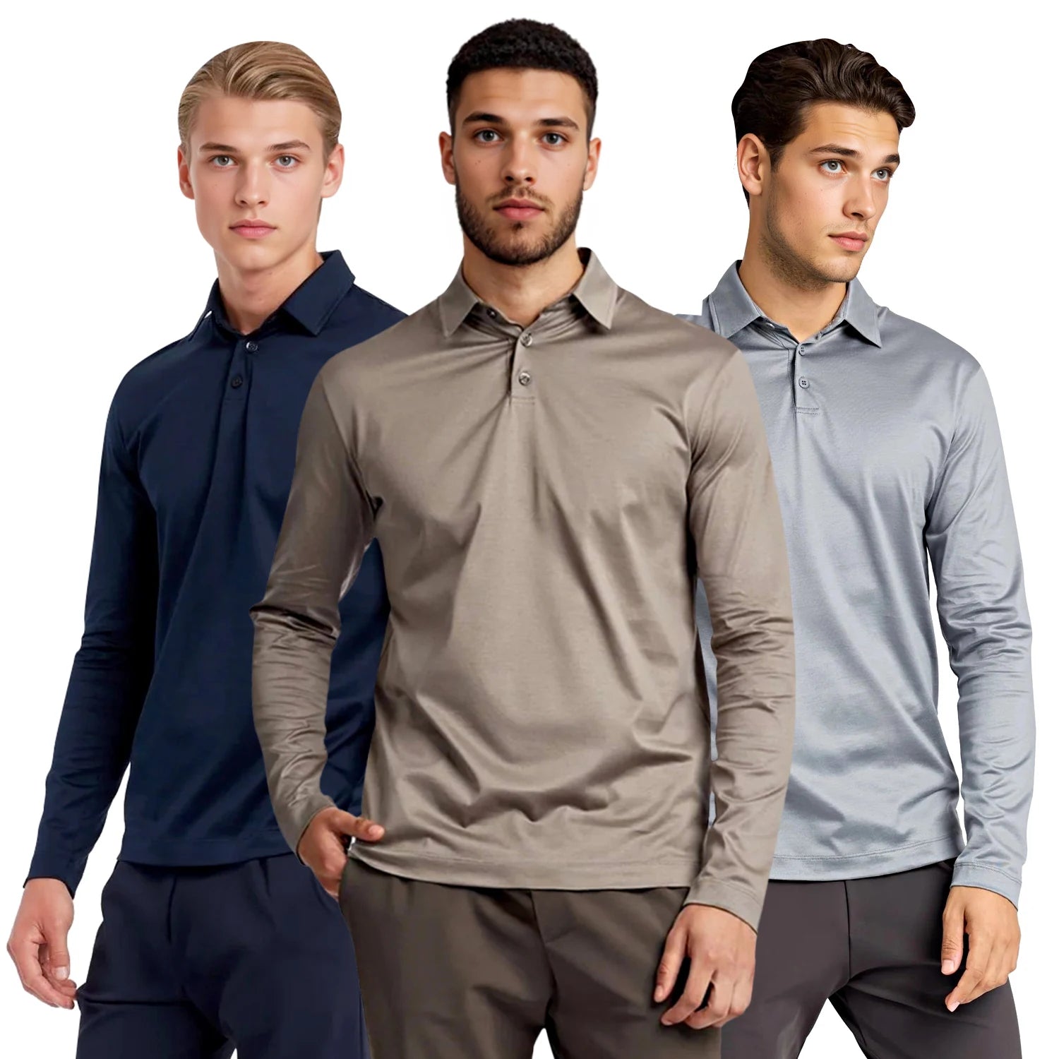 Katoen Heren Polo