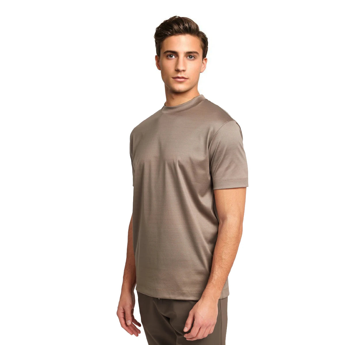 Heren T-shirt van Gemerceriseerd Katoen