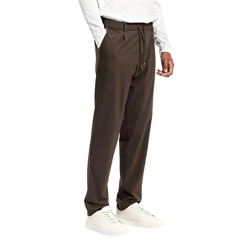 Heren Tech Pants – Lichtgewicht Stretch Broek met Elastische Taille