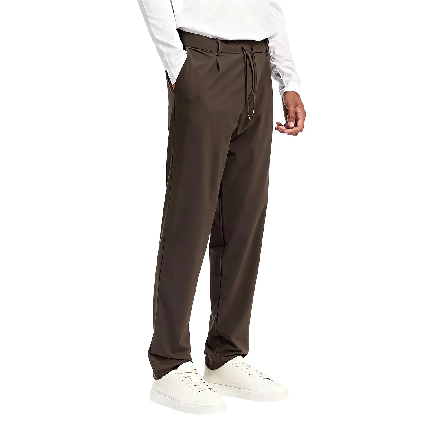 Heren Tech Pants – Lichtgewicht Stretch Broek met Elastische Taille