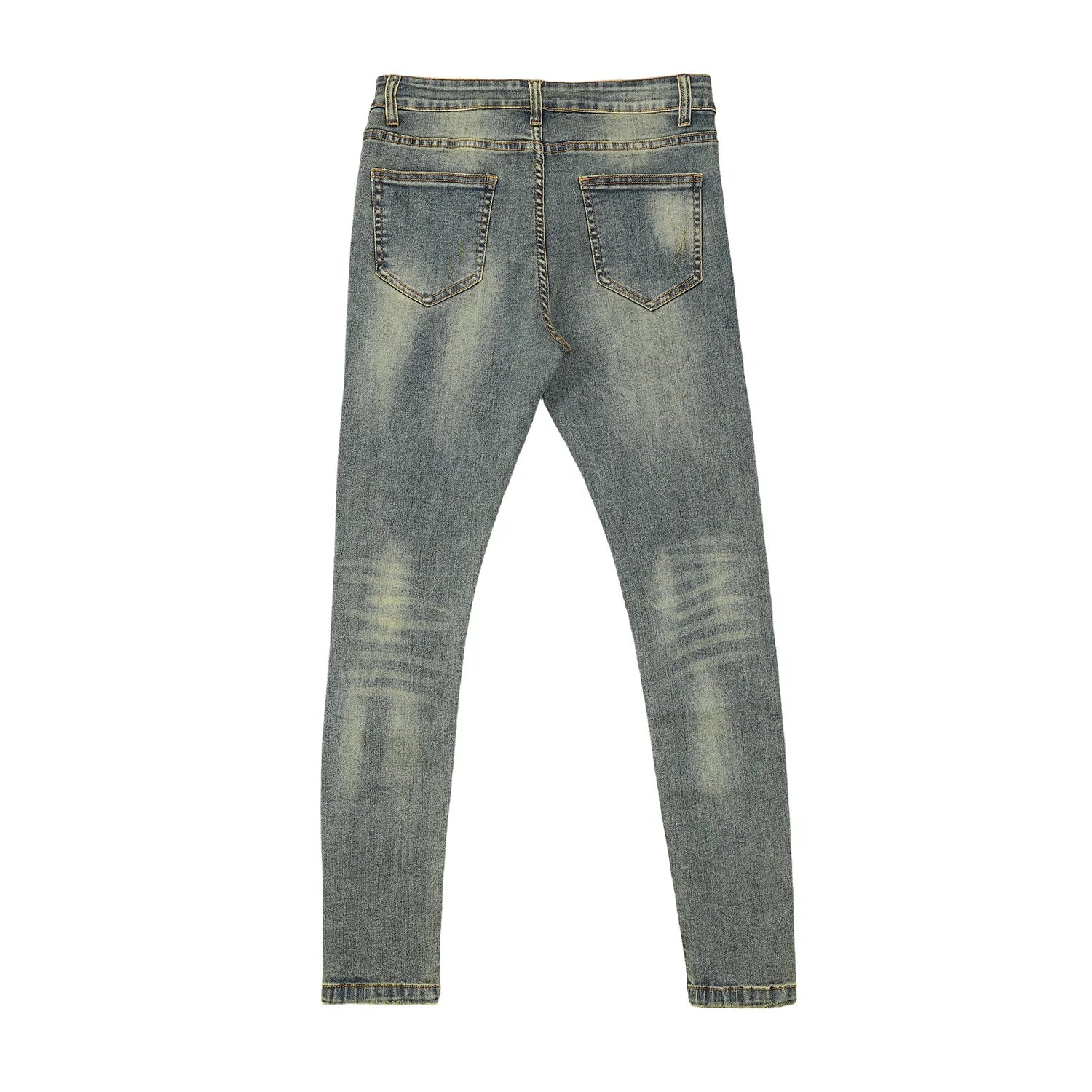 High Street Skinny Jeans Heren – Distressed Denim met Hip-Hop Style