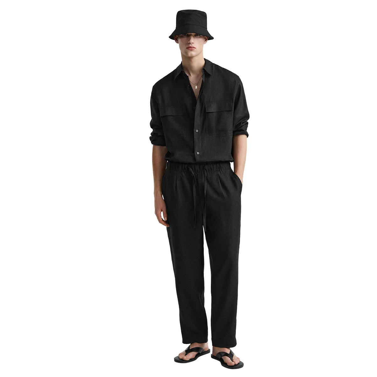 Linnen Jogger Broek Heren – Casual Zomer, Ademend