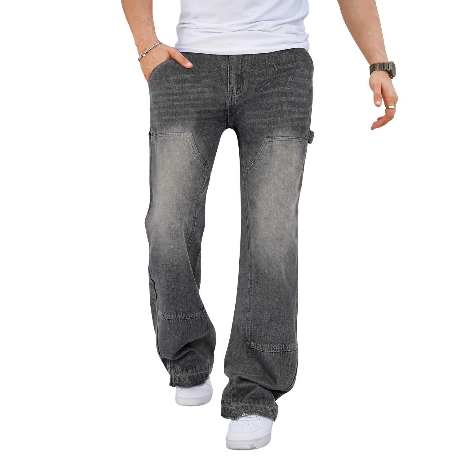 Heren Vintage Cargo Jeans