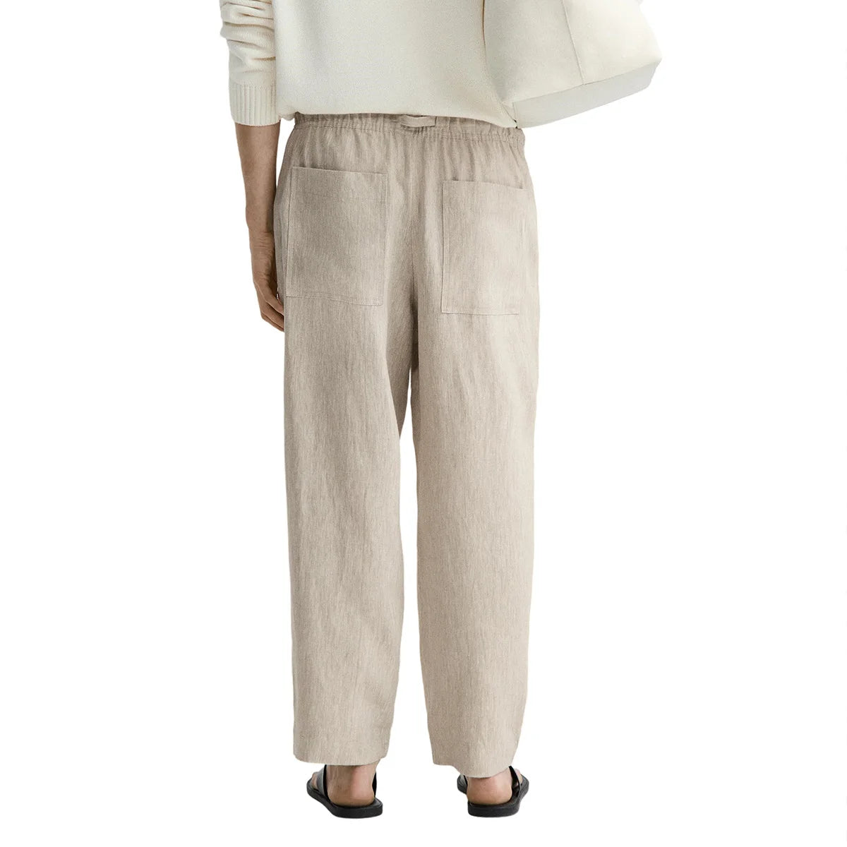 Custom New Style Breathable Top Quality Wholesale Linen Pants Men