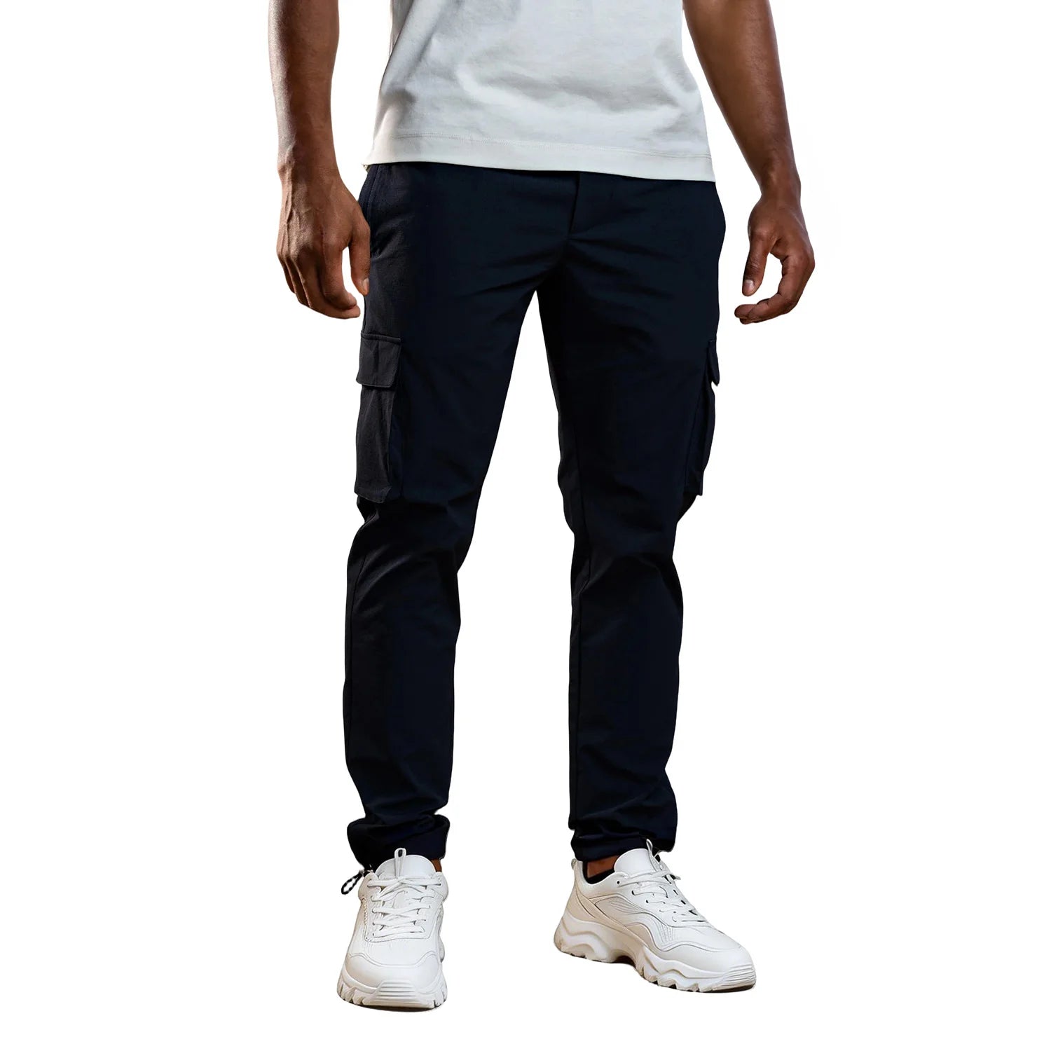 Heren Slim Fit Cargo Tech Broek – Casual Streetwear