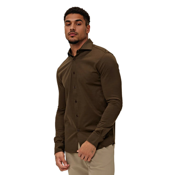 Heren Overhemd van 100% Gemerceriseerd Katoen – High Fashion –