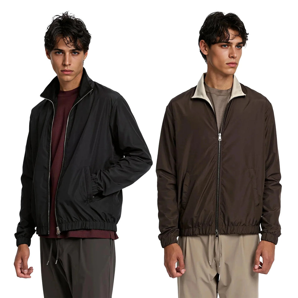 Heren Windbreaker Jas – Lichtgewicht Casual Jack met Rits
