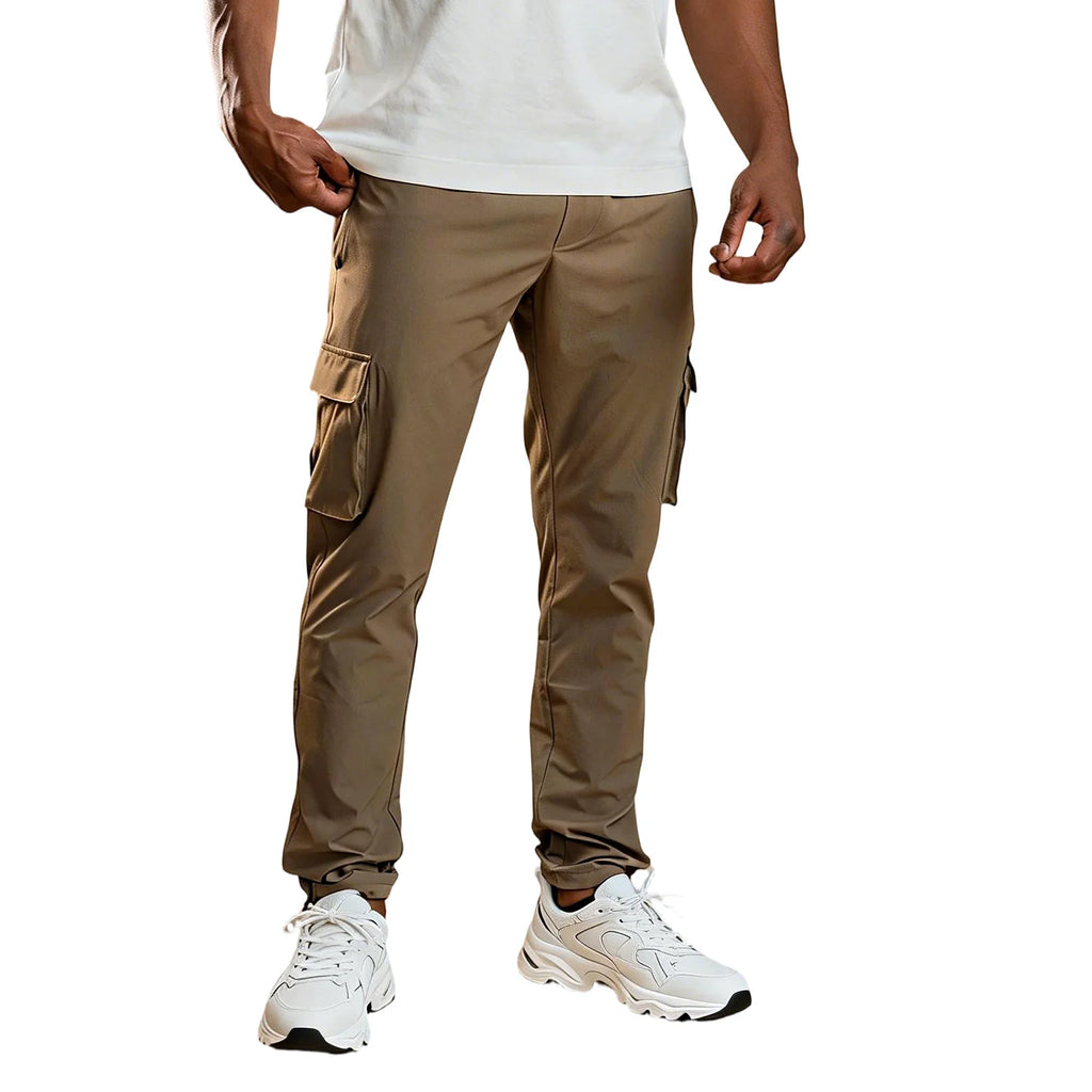Heren Slim Fit Cargo Tech Broek – Casual Streetwear
