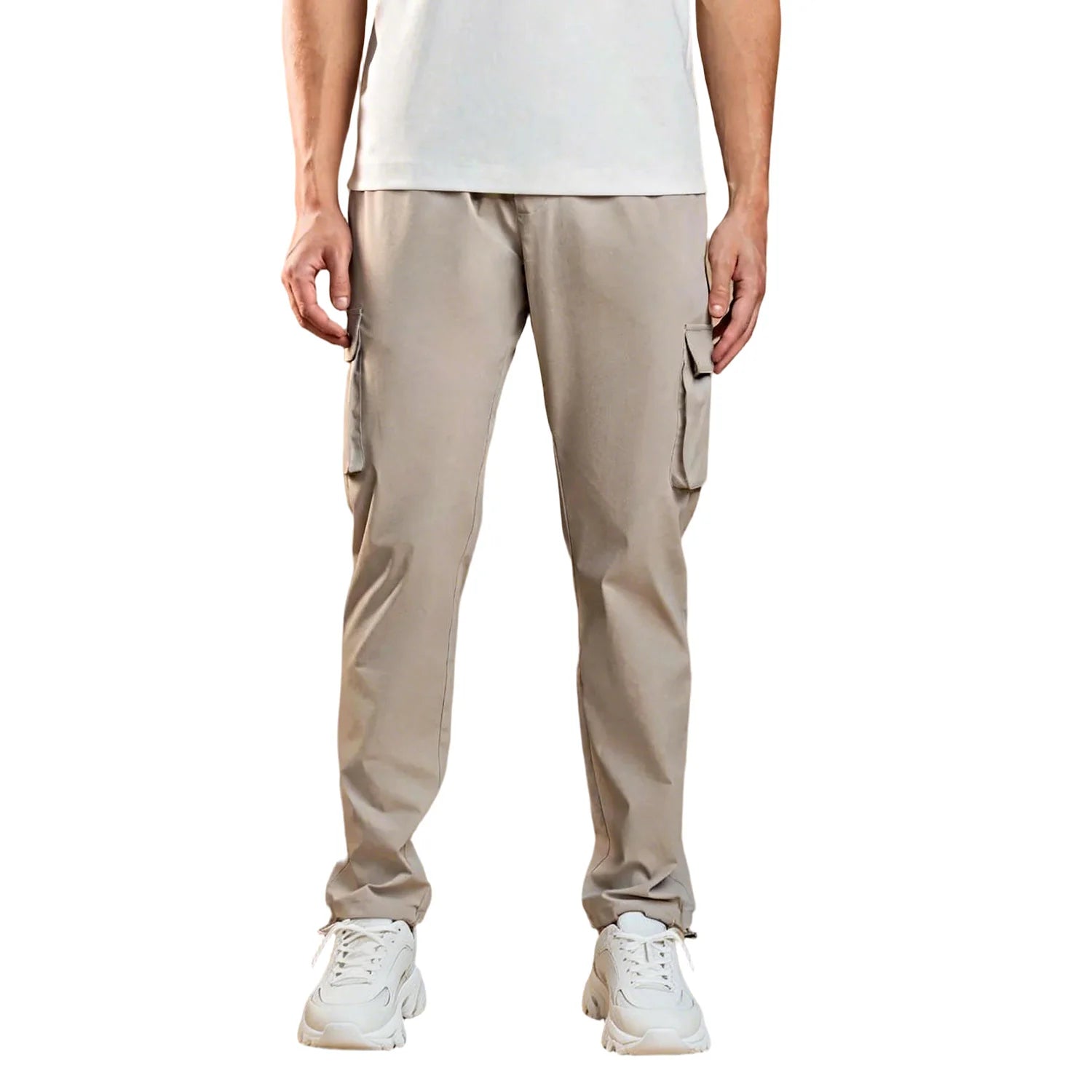 Heren Slim Fit Cargo Tech Broek – Casual Streetwear