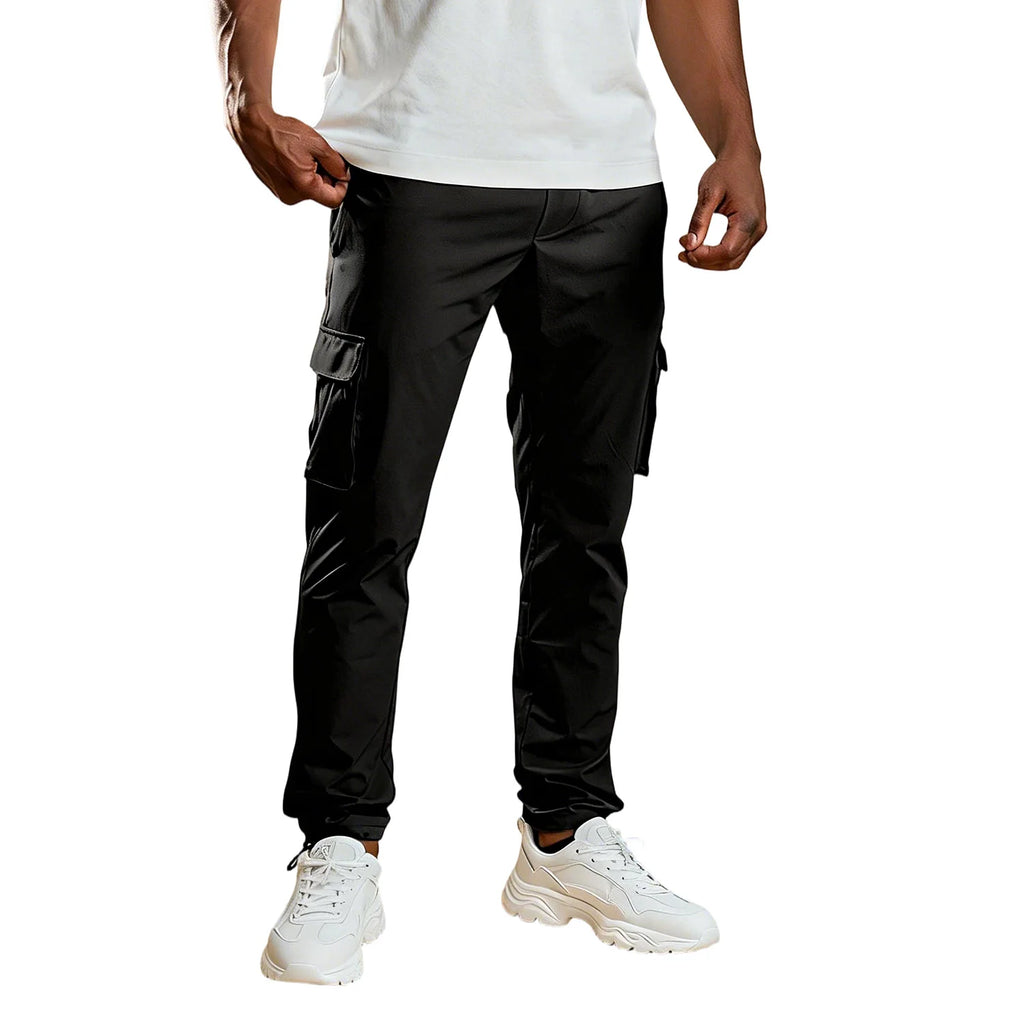 Heren Slim Fit Cargo Tech Broek – Casual Streetwear