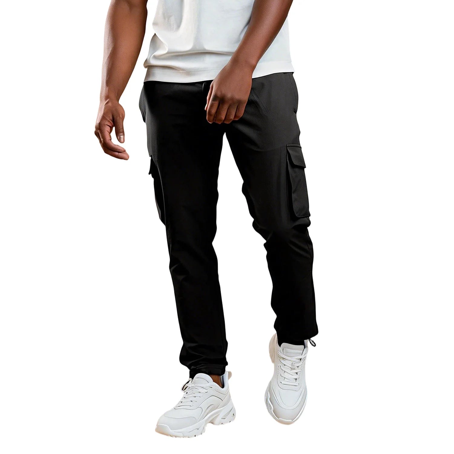 Heren Slim Fit Cargo Tech Broek – Casual Streetwear