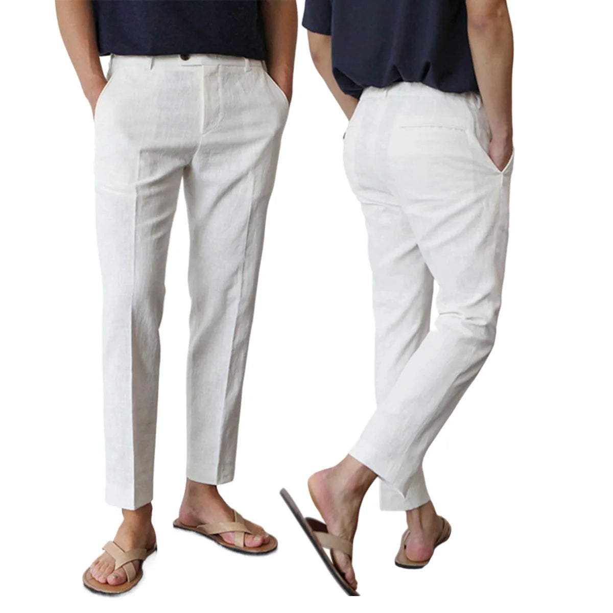 Linnen Broek Heren – Ademend Zomer Model