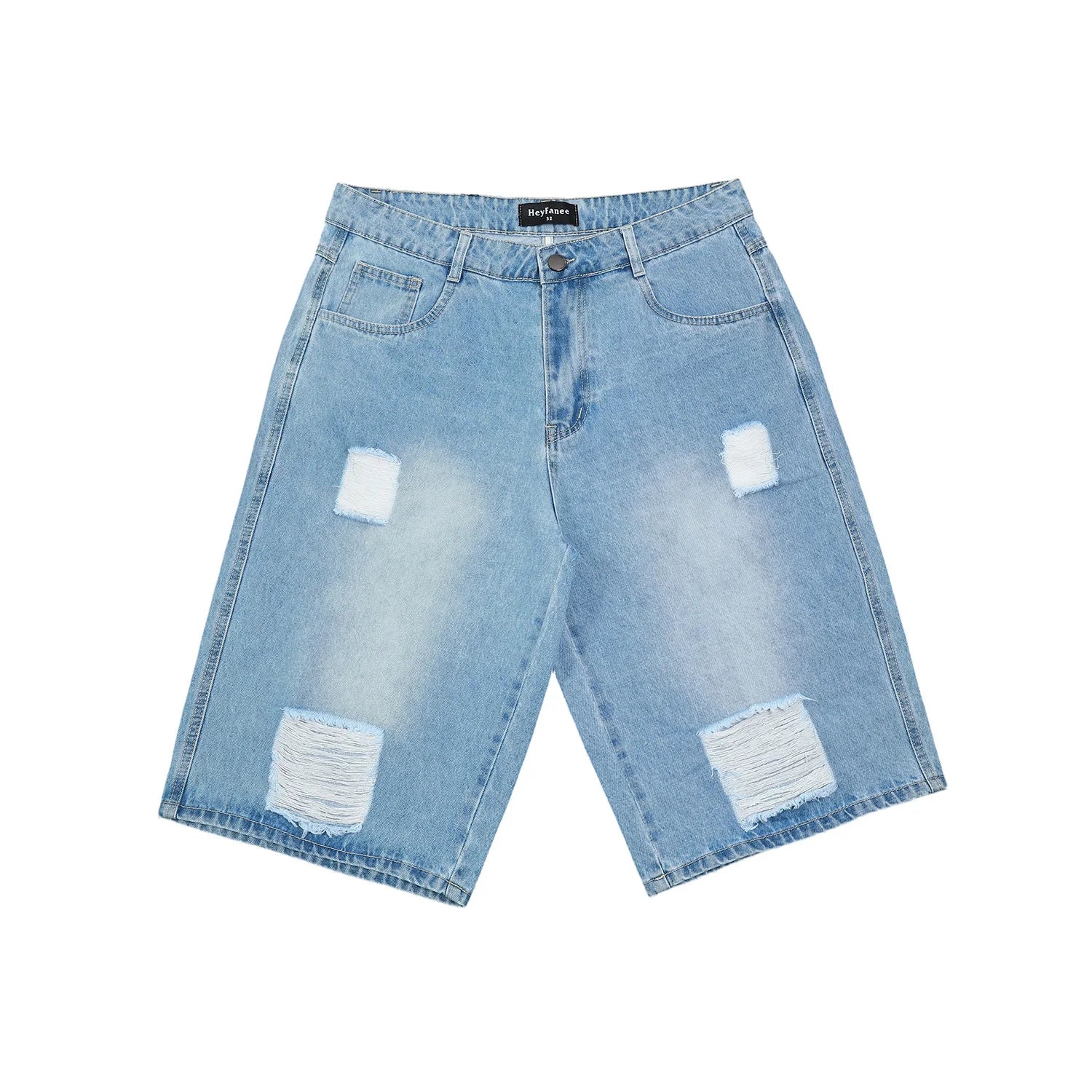 Custom Jorts Heren – Loose Baggy Denim Shorts