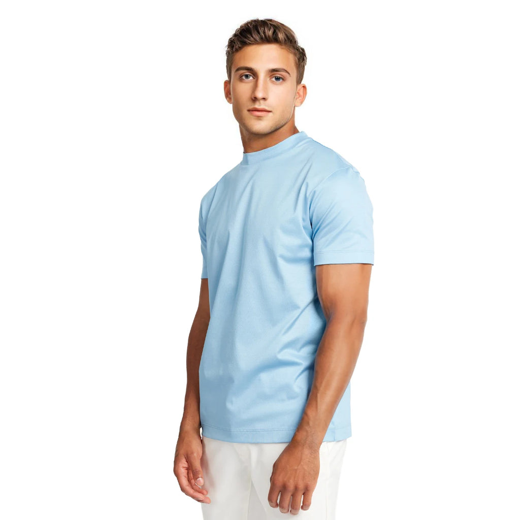 Heren T-shirt van Gemerceriseerd Katoen
