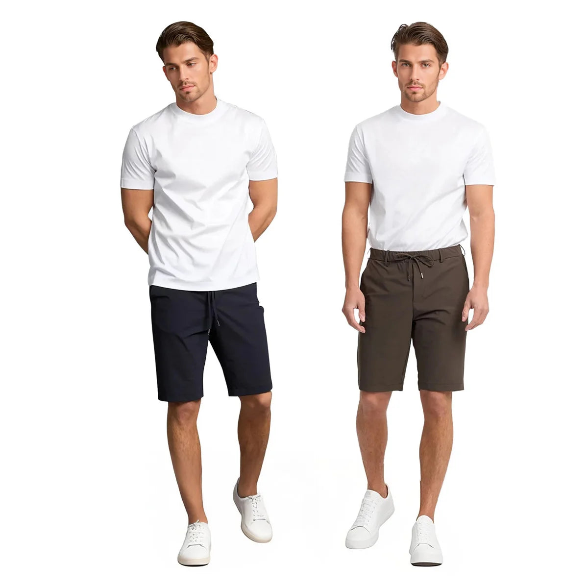 Zomer Golf Shorts Heren – Slim Fit, Ademend & Lichtgewicht