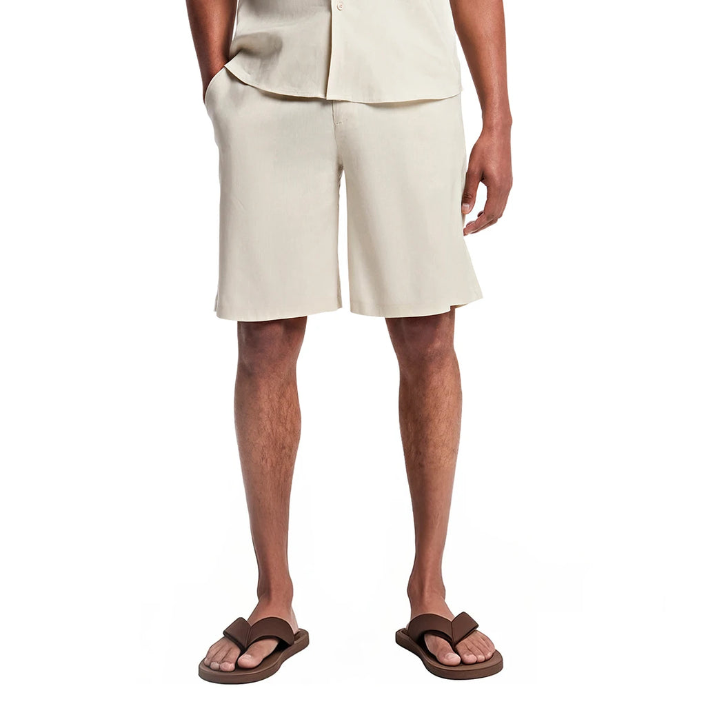 Heren Zomer Set – Korte Mouwen Overhemd & Shorts