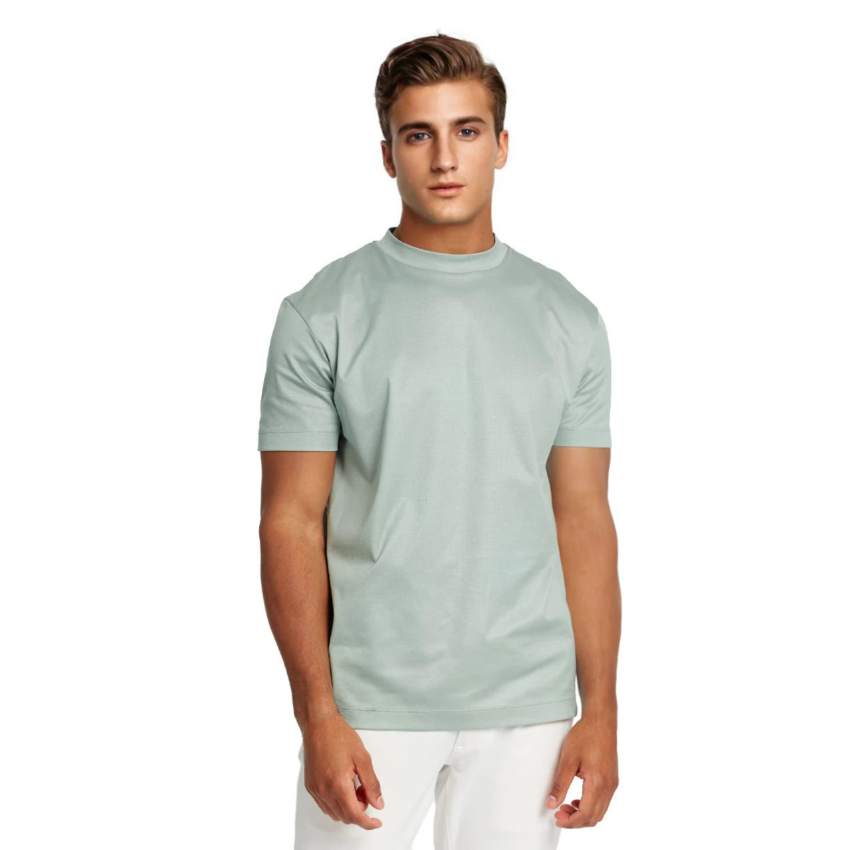 Heren T-shirt van Gemerceriseerd Katoen