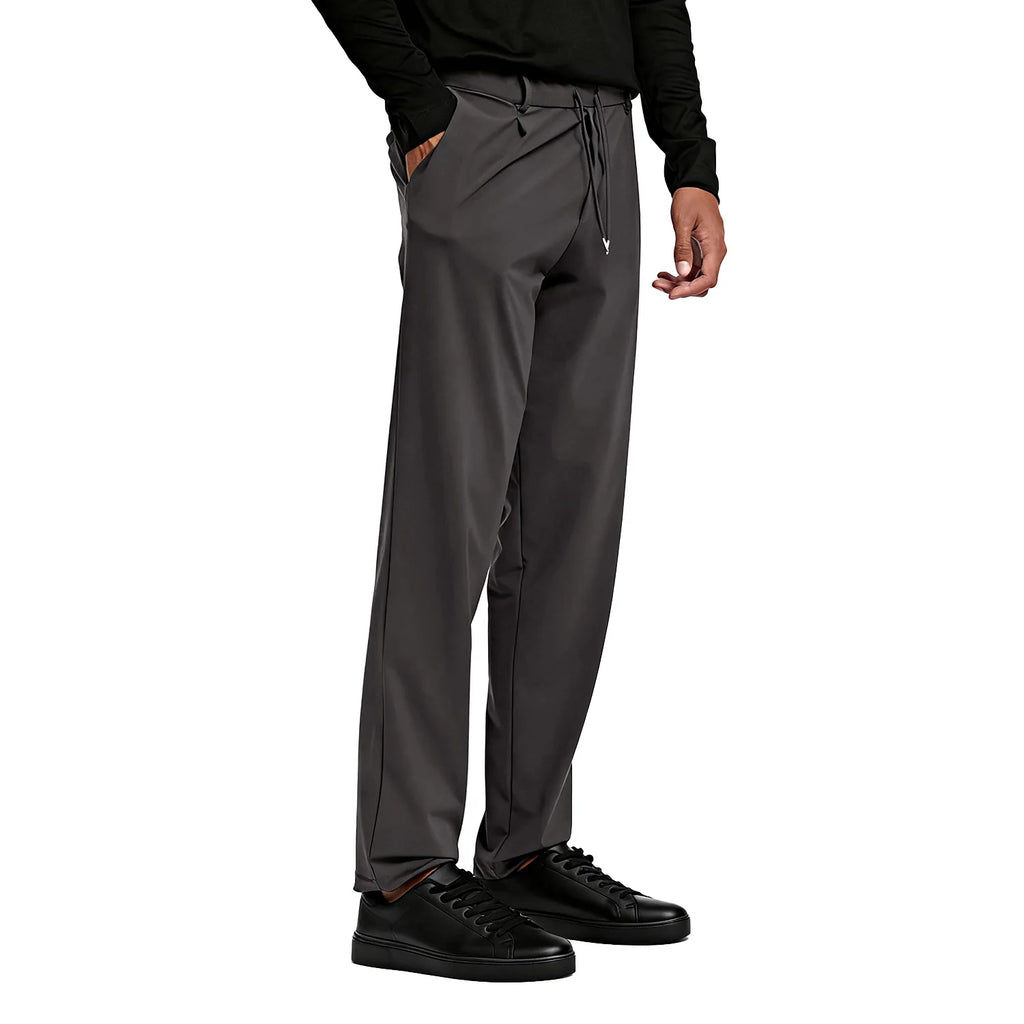 Heren Tech Pants – Lichtgewicht Stretch Broek met Elastische Taille