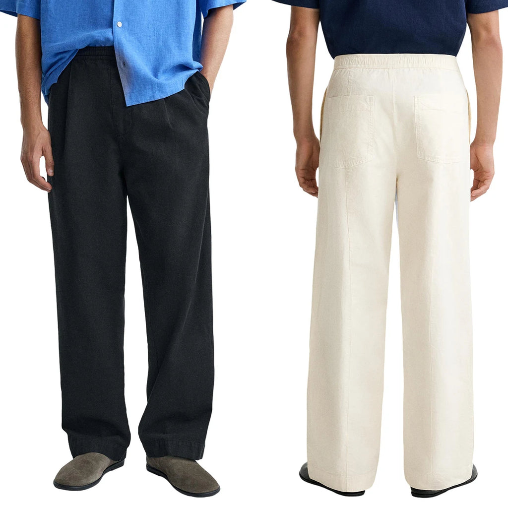 Linnen Jogger Broek Heren – Casual Zomer, Ademend