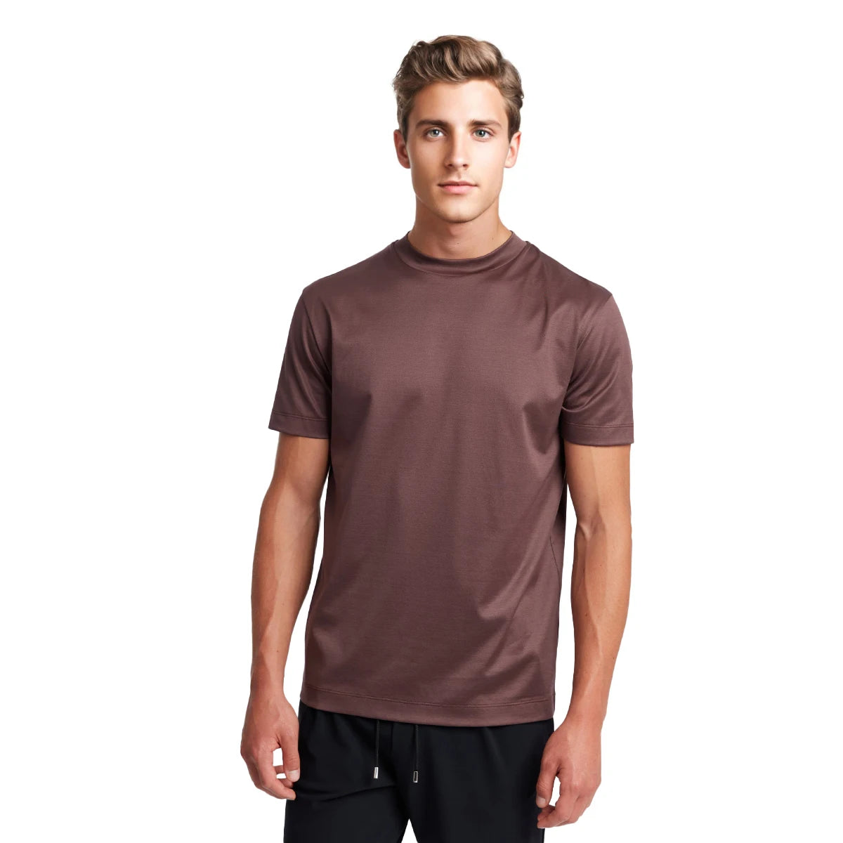 Heren T-shirt van Gemerceriseerd Katoen