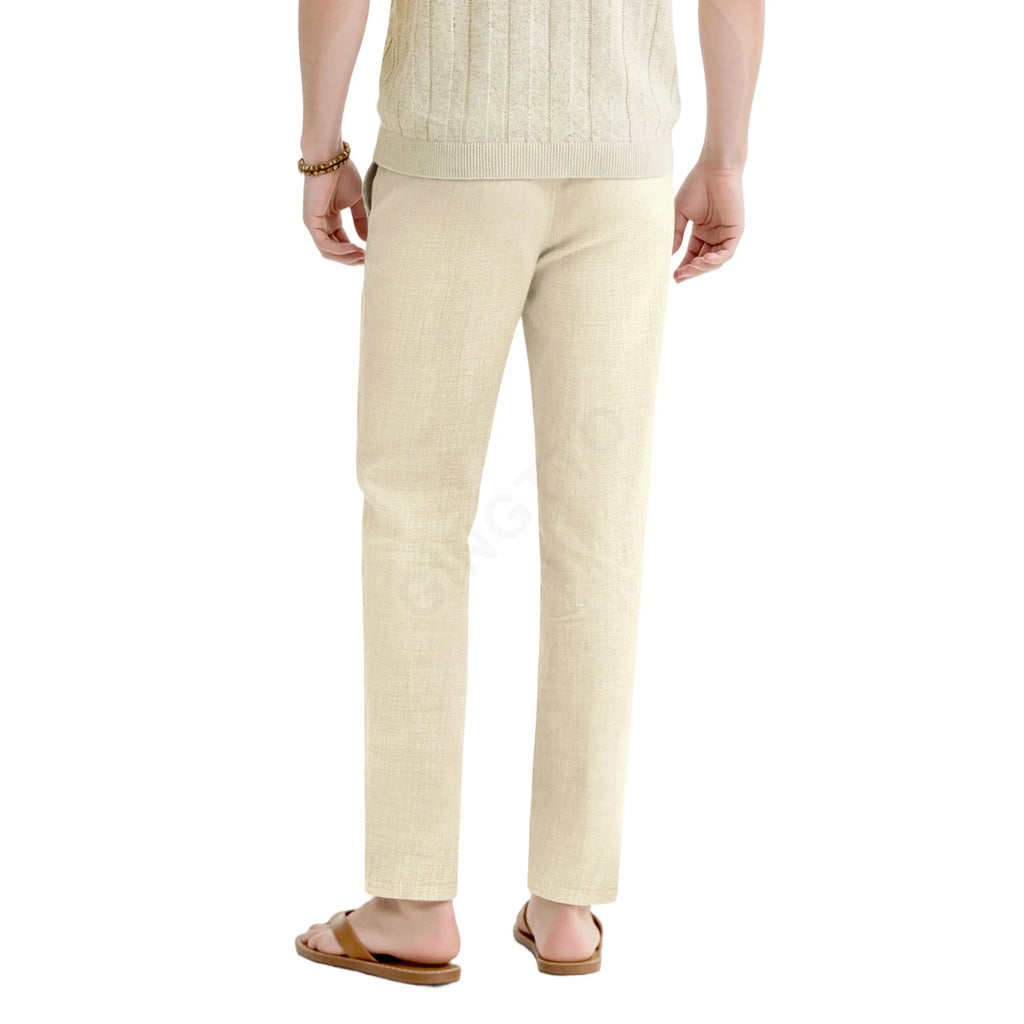 Heren Linnen Broek – Lichtgewicht & Ademend Zomer Model