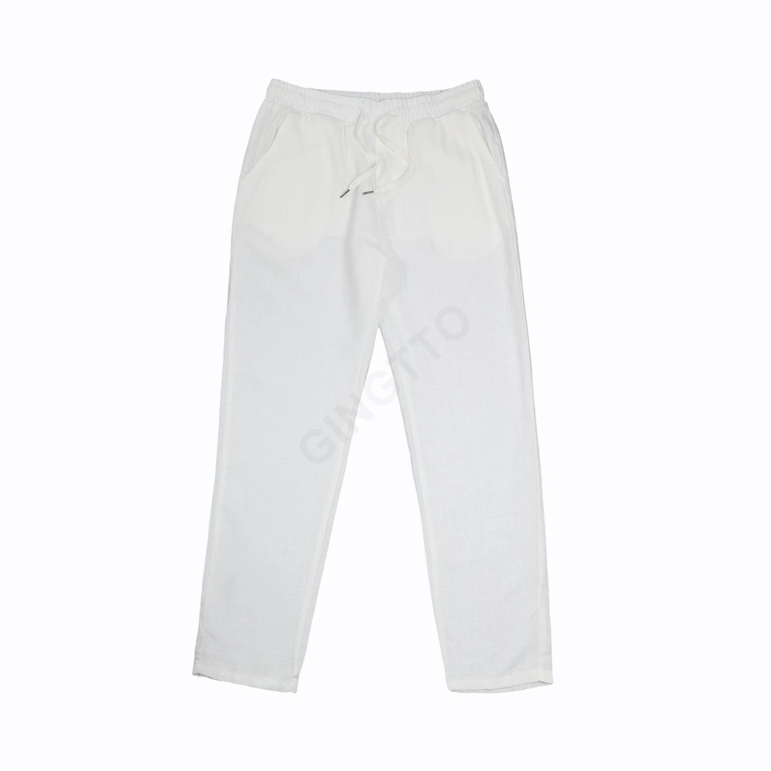 Heren Linnen Broek – Ademend Zomer Model met Drawstring