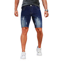 Heren Distressed Denim Jorts – Washed Zomer Shorts met Moderne Fit