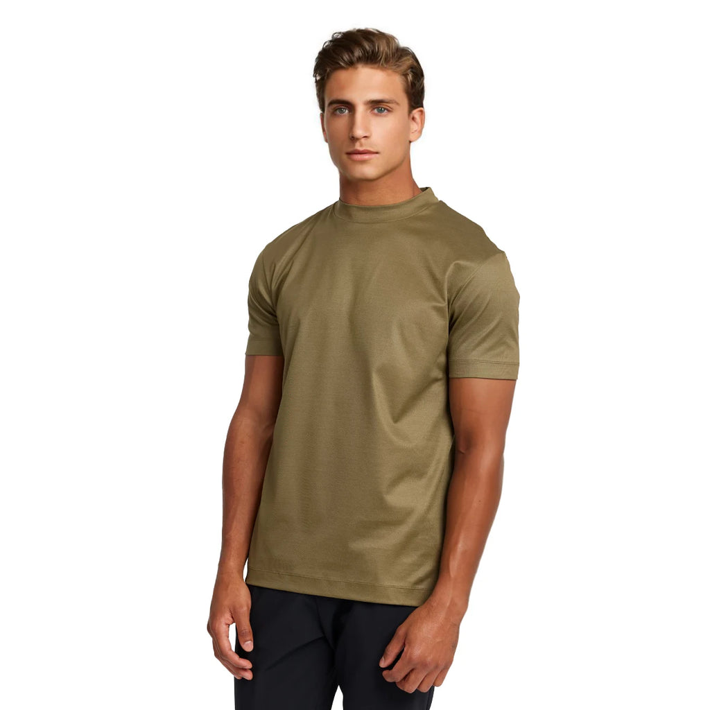 Heren T-shirt van Gemerceriseerd Katoen