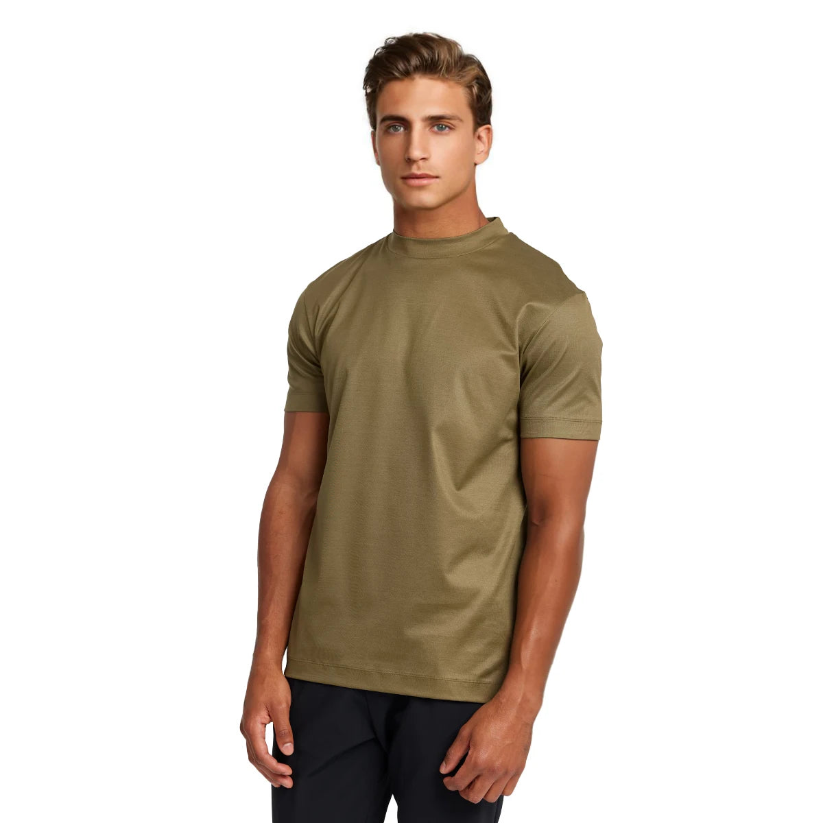 Heren T-shirt van Gemerceriseerd Katoen
