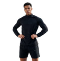 Heren Sportset – 1/4 Zip Trainingsshirt + Shorts