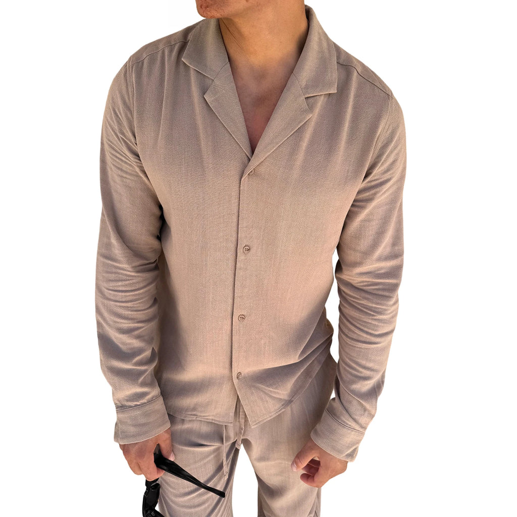Premium Heren Linnen Overhemd – Ademend & Comfortabel