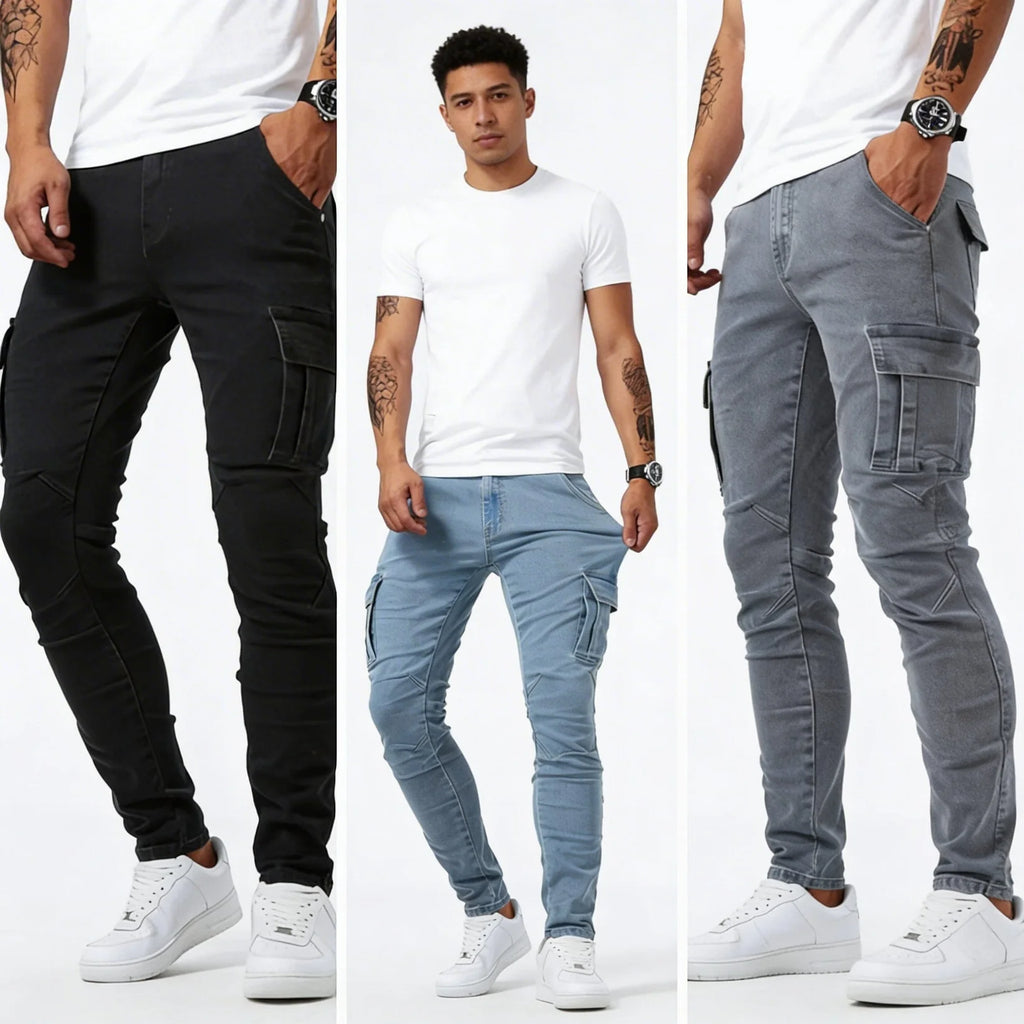 Bront Moderne Cargo Jeans